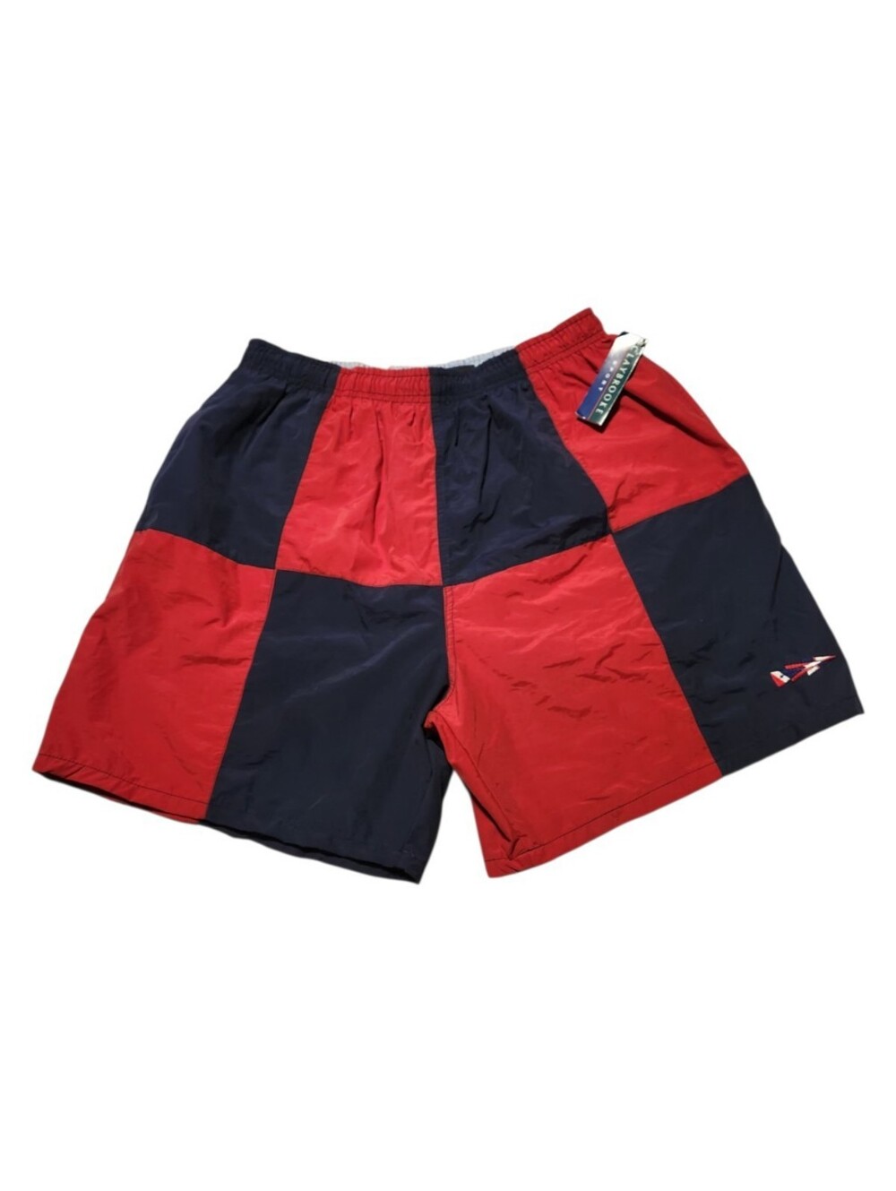Vintage Claybrooke Sport Swim Shorts 90s  Mens L Color Block  Deadstock New